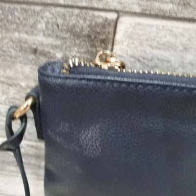 U.S. Polo Assn. Womens Navy Blue  Clutch Bag