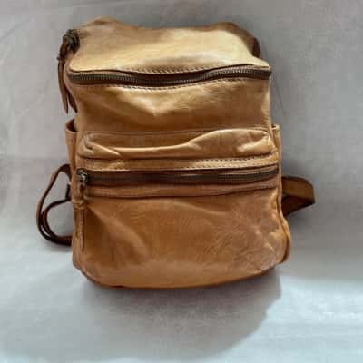 Colorado Women’s Caramel Brown Quality Leather Backpack 