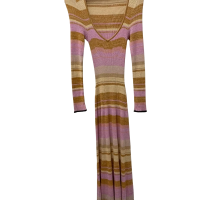 Hansen & Gretel Womens  Long Sleeve/Maxi Dress Striped - Size L / M