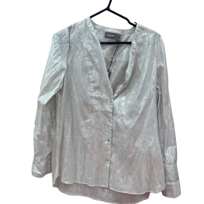 Sussan Womens  Size 10 Silver See through Top