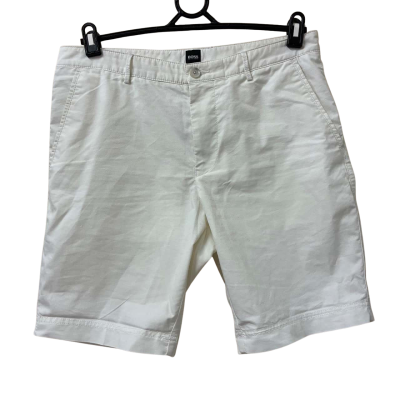 BOSS / Hugo Boss Mens Stretch Fit Shorts Size M White 