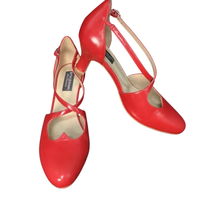 Kitten DAmour Vixen Petite  Size 10 Heels Red 