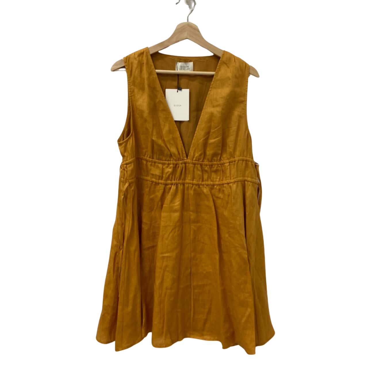 Dissh Womens Size 12 Mini Dress Mustard (s) - New With Tags | Salvos Stores