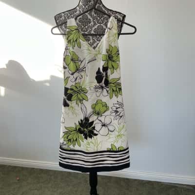  Womens  Size One Size Babydoll Dress Floral / Green 
