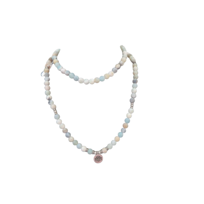  Womens Beaded Stone Necklace Multicoloured 
