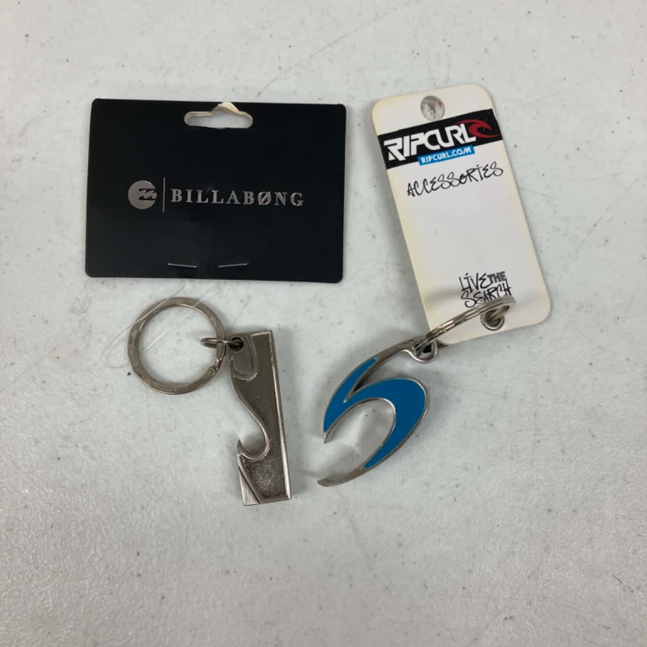 Prl Key Chain Billabøng + Rip Curl Metal Key Chains (s) - New With Tags | Salvos Stores