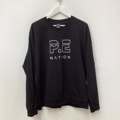 P.E Nation Organic Cotton Logo Sweatshirt - Size XXXL