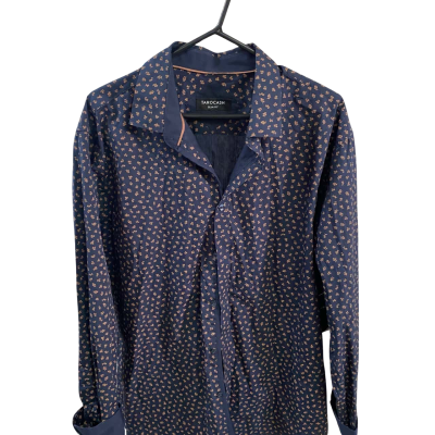 Tarocash Mens AGRA SLIM FLORAL SHIRT Size XL 