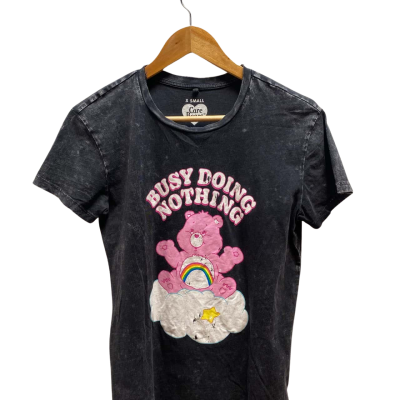 Care Bears Womens  Size XS Black Tee 