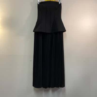 Portmans Womens  Size 8 Sleeveless Dress  / Strapless Dress Black  