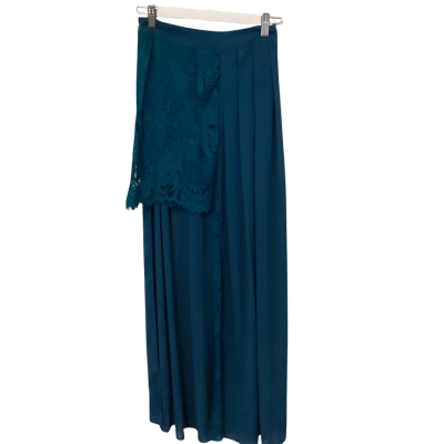 Miss Holly Womens  Size XS Teal Skirt