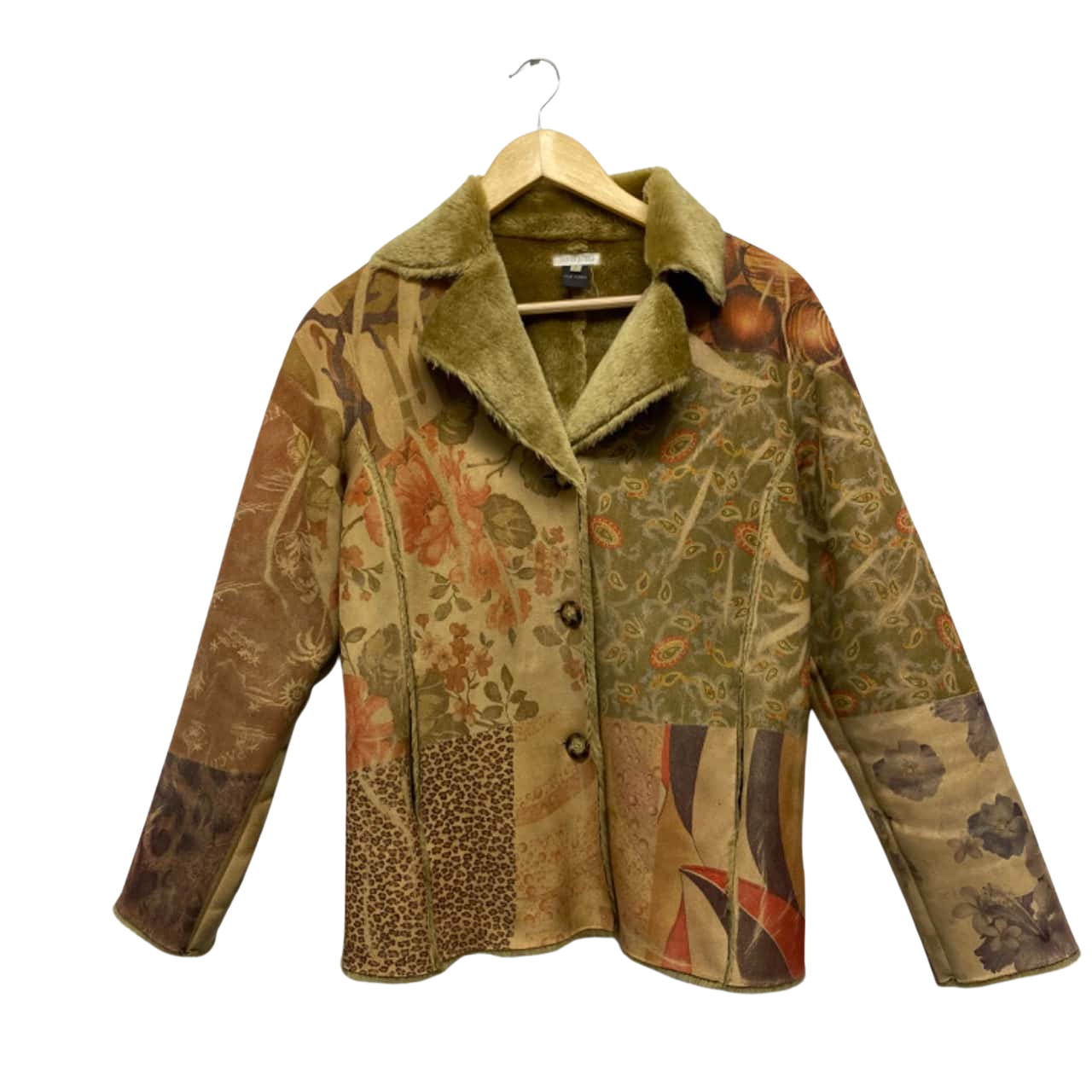 Ice Express Womens Size S Button Up Jacket Multicoloured (s)