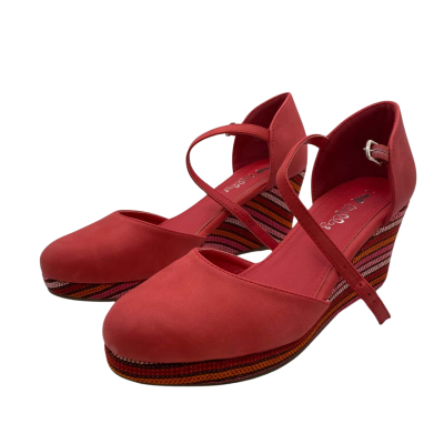 I Love Billy Womens  Size 40 Red Wedge Heel Shoes          CAB
