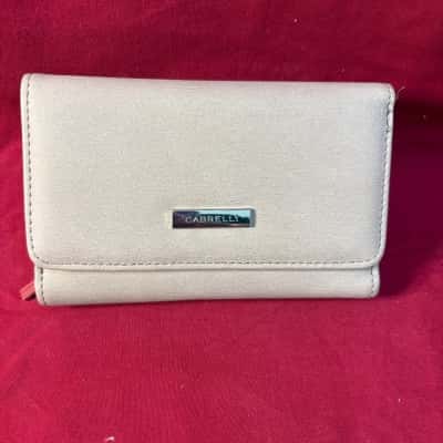 Women's  Cabrelli Faux Leather Medium Trifold Wallet Dusty Pink 