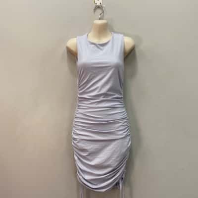 Kookai Womens  Size 0 / XS Ribbed Bodycon Dress Icy Blue 