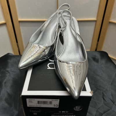 NOVO Women's Size 10 Iraya Heels Silver RRP: $79.95