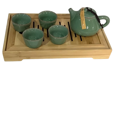 Chinese celadon glazed tea set