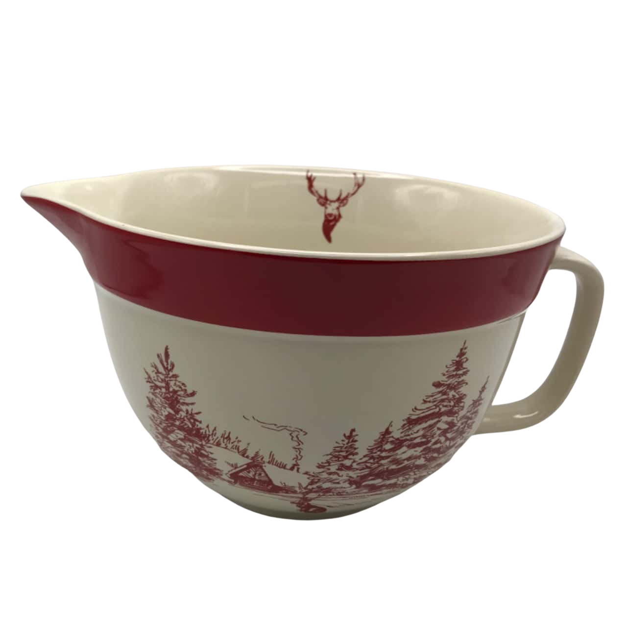 The Bake Shop. Very Large Christmas Jug, Sauce Boat or Mixing Jug