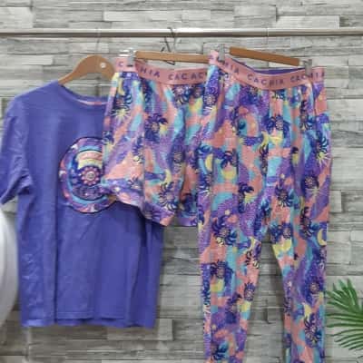 cachia Womens 3pcs Size 14 Blue / Multicoloured / Other / Pink  / White / Yellow 
