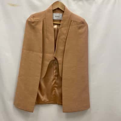 Sheike Women's Size XS Cape Style Blazer Nude 