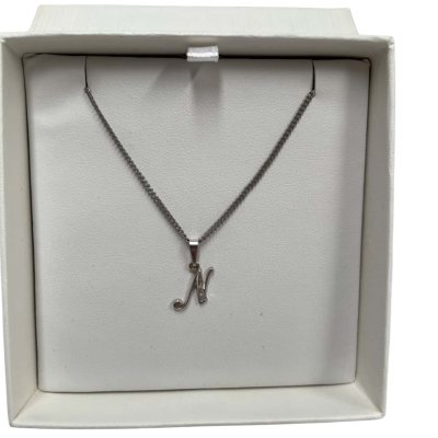  N Pendant Necklace 