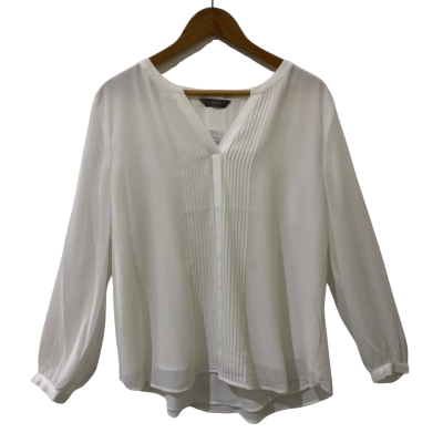 Jacqui-E Womens  Size 18 Blouse White 