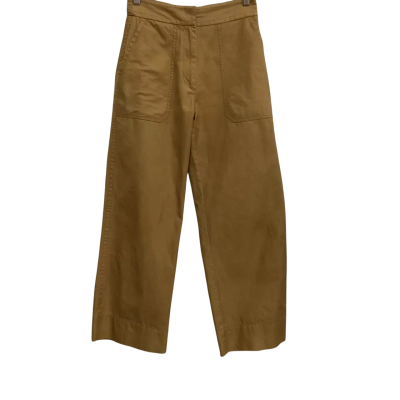 Lee Mathews Womens  Size 0 Wide Leg Pants Brown 