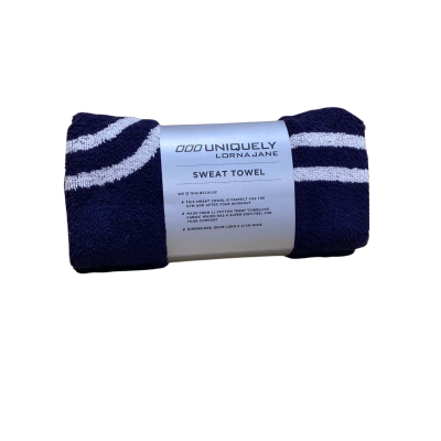 Lorna Jane Sweat Towel Blue/White