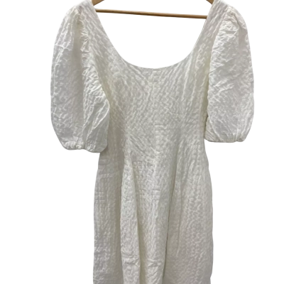 Country Road Womens  Size 10 Short Sleeve Dress  White 