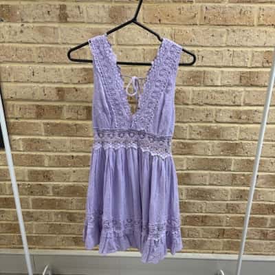 Angel Biba Womens lavender dress Size 8 