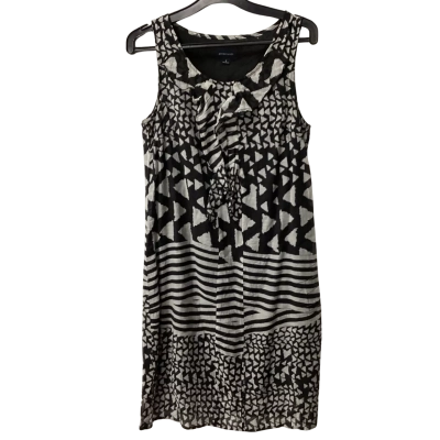 Gordon Smith Womens  Size 8 Casual Dress Black  / White D