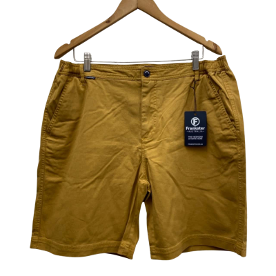  Frankster Mens  Size XXXL Tailored Shorts Mustard RRP $89.95