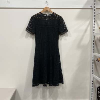 Review Womens  Size 10 Short Sleeve Dress  Black  