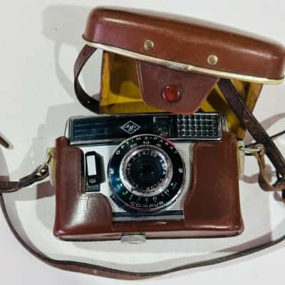 VINTAGE AGFA Optima Parat Half-Frame 35mm Film Camera