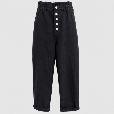 Vine Apparel Black Paperbag Waist Utility Pants – Size 16 – NWT