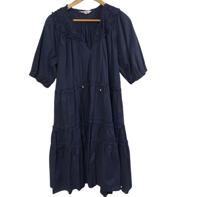 Loobies Story Size 14 Navy Blue Dress