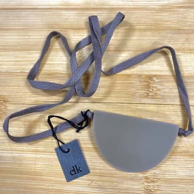 ELK Taupe Brown Semi-Circle Necklace 