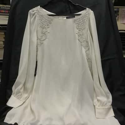 Guess by Mariano Porcelain Farha Dress - Size L 