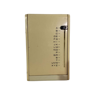 Vintage Cream Teledex 