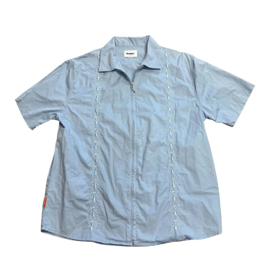 Butter Goods Blue Bug Pattern Shirt Size XXL