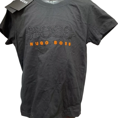 Hugo Boss Kids  Size 3 / 4 Black  T Shirt 