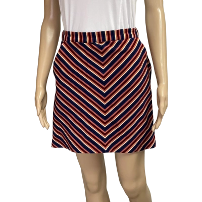 Dangerfield Womens  Size 8 Mini Skirt Striped 