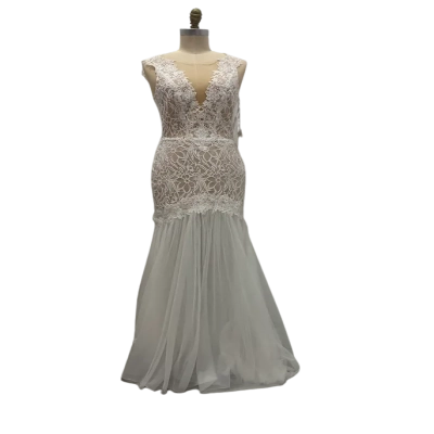 NEW Metropolitan Womens  Size 8 Wedding Dress White 