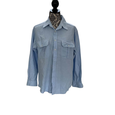 R.M. Williams Mens  Size S Long Sleeve Shirt Animal print / Blue 