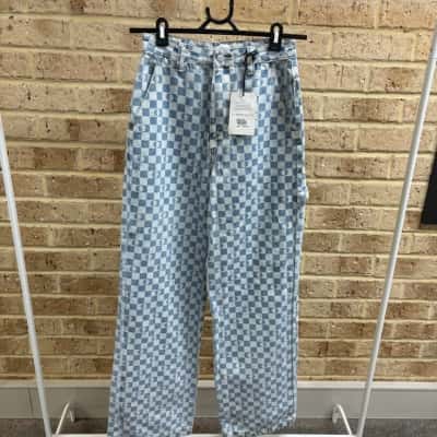 Glassons Womens checkered jeans Size 6 