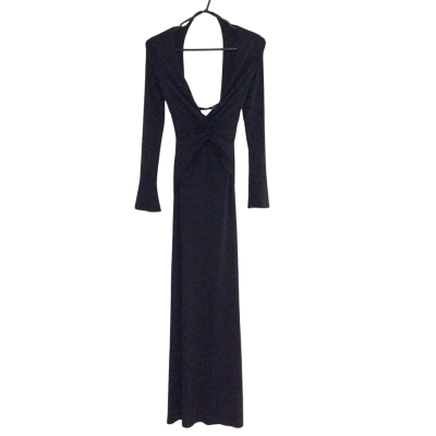 Princess Polly Womens  Size 4 Long Sleeve Dress Black  