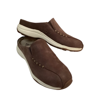Colorado Womens Size 7 Leather Loafers Brown 