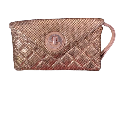 Mimco Womens Clutch Rose Gold 