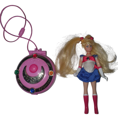 Vintage 1995 Sailormoon 6" Figurine With Sailor Pendant 