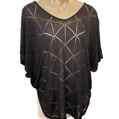 Seed Heritage Womens  Size S Short Sleeve Shirt Black  